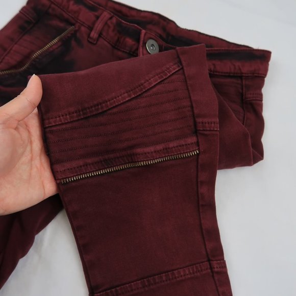 TOPSHOP MAROON JEANS - Picture 5 of 9